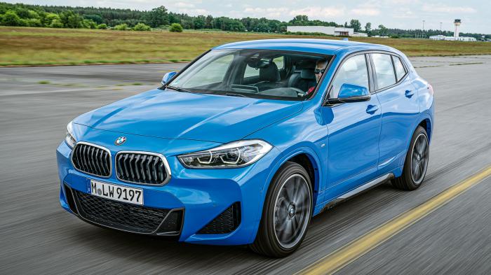 Το BMW X2 είναι το πιο fun to drive αφού τα ηλεκτρονικά του βοηθήματα αφήνουν μεγάλα περιθώρια παιχνιδιού στον οδηγό.